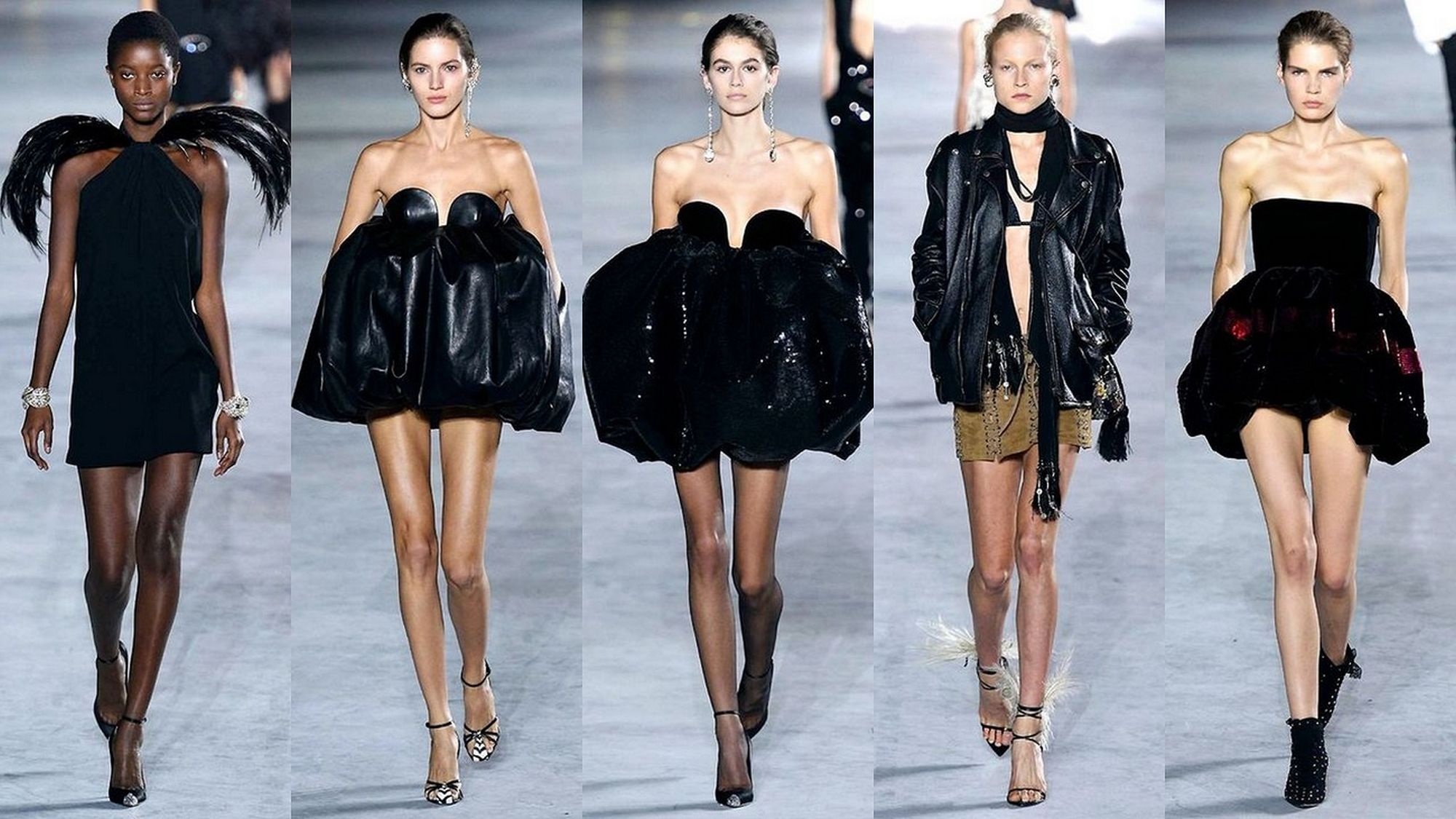 Дефиле Сен-Лоран (Saint Laurent) Весна-Лето 2017